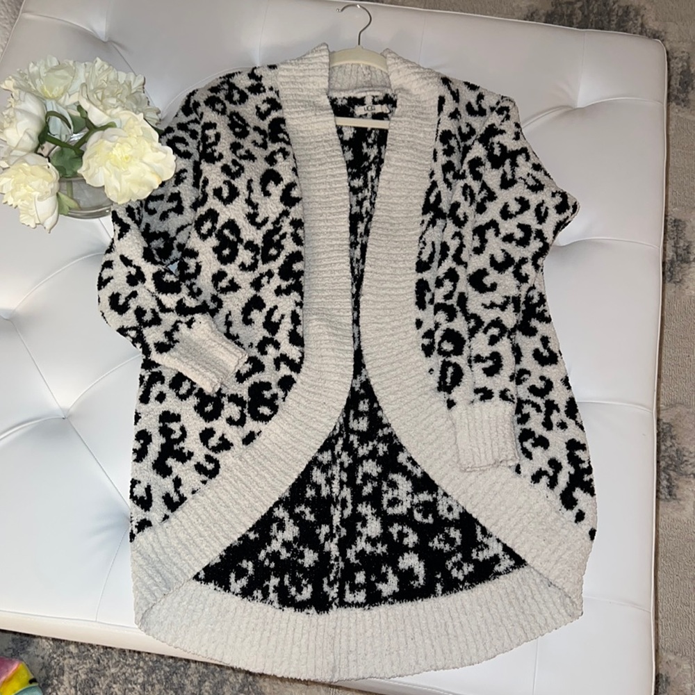 Cheetah UGG cardi